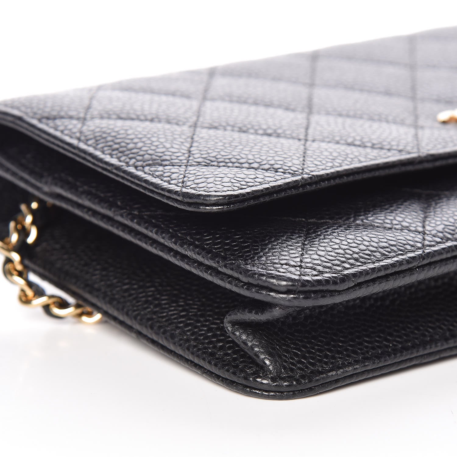 Chanel Caviar Quilted Wallet On Chain WOC Black 9 of 11