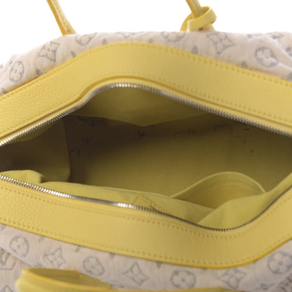 Louis Vuitton Monogram Denim Speedy Round Yellow 5 of 12