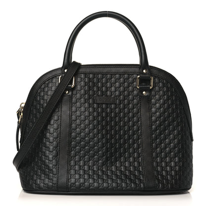Gucci Microguccissima Medium Dome Bag Black 1 of 9