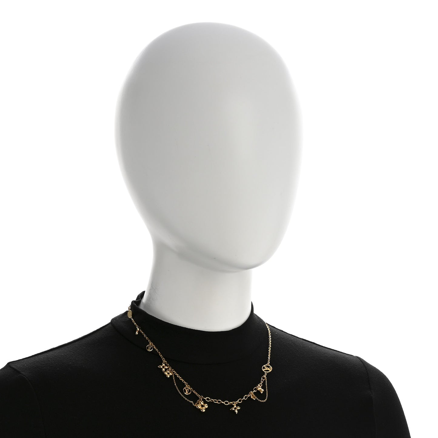 Metal Blooming Supple Necklace Gold