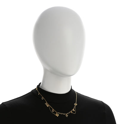 Louis Vuitton Metal Blooming Supple Necklace Gold 2 of 7