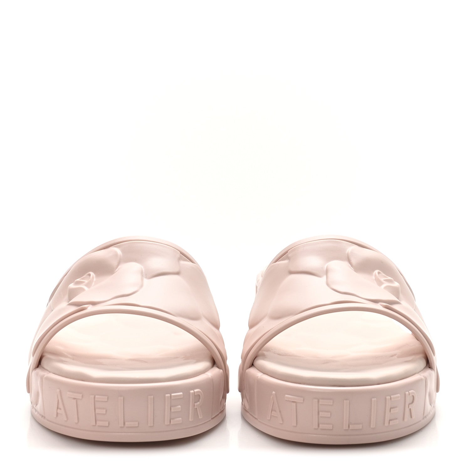 Valentino Garavani Rubber Atelier 03 Rose Edition 25/40mm Platform Slide Sandals 38 Rose Quartz 3 of 9