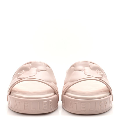 Valentino Garavani Rubber Atelier 03 Rose Edition 25/40mm Platform Slide Sandals 38 Rose Quartz 3 of 9