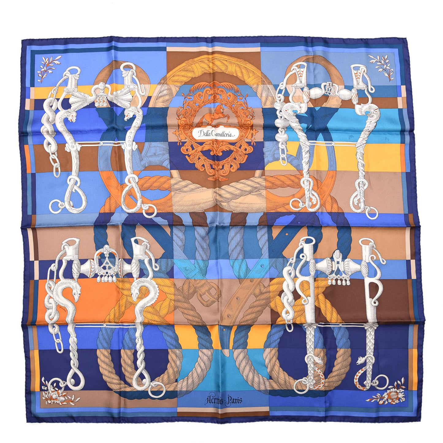 Silk Della Cavalleria Scarf 90