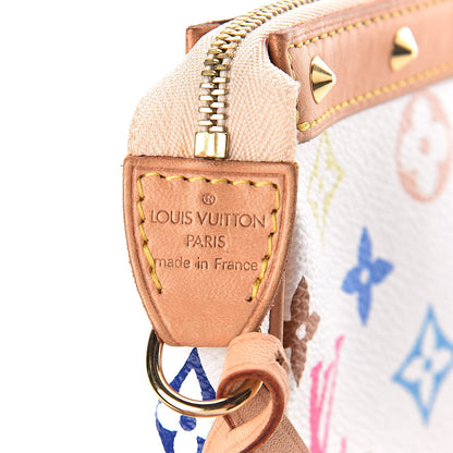 Louis Vuitton Monogram Multicolor Pochette Accessories White 7 of 10