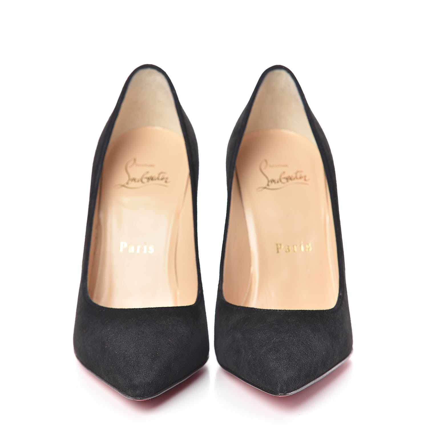 Christian Louboutin Veau Velours Alminette 100 Pumps 35.5 Black 2 of 11