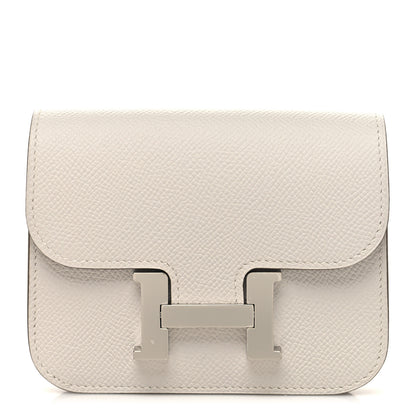 Hermes Epsom Constance Slim Wallet Gris Pale 3 of 11