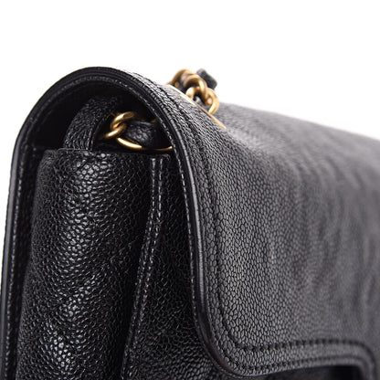 Chanel Caviar Quilted Medium Mademoiselle Flap Black 11 of 11