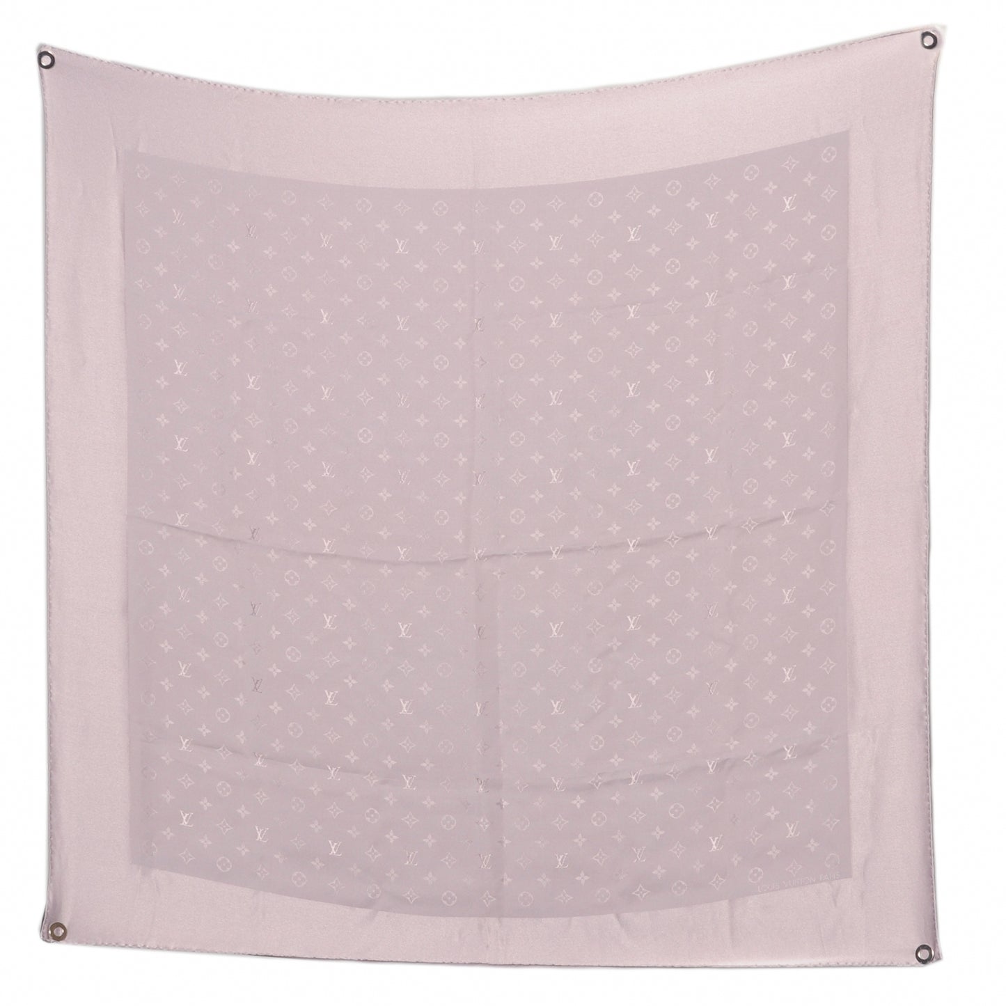 Silk Monogram Monaco Scarf Purple