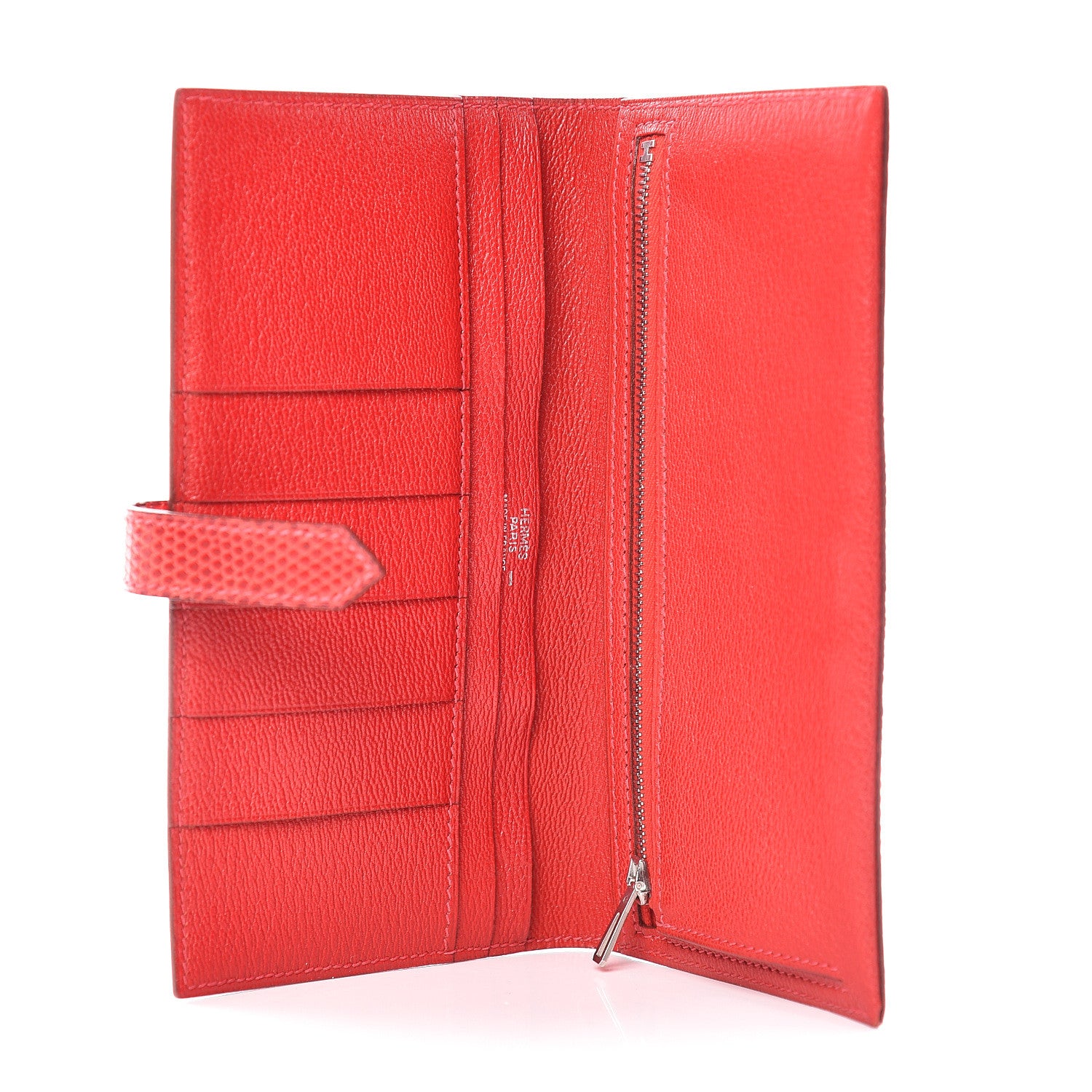 Hermes Lizard Bearn Gusset Wallet 5 of 8