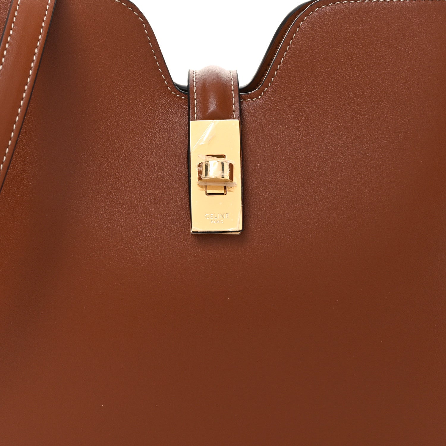 Celine Smooth Calfskin Small Camille 16 Soft Bag Tan 8 of 10