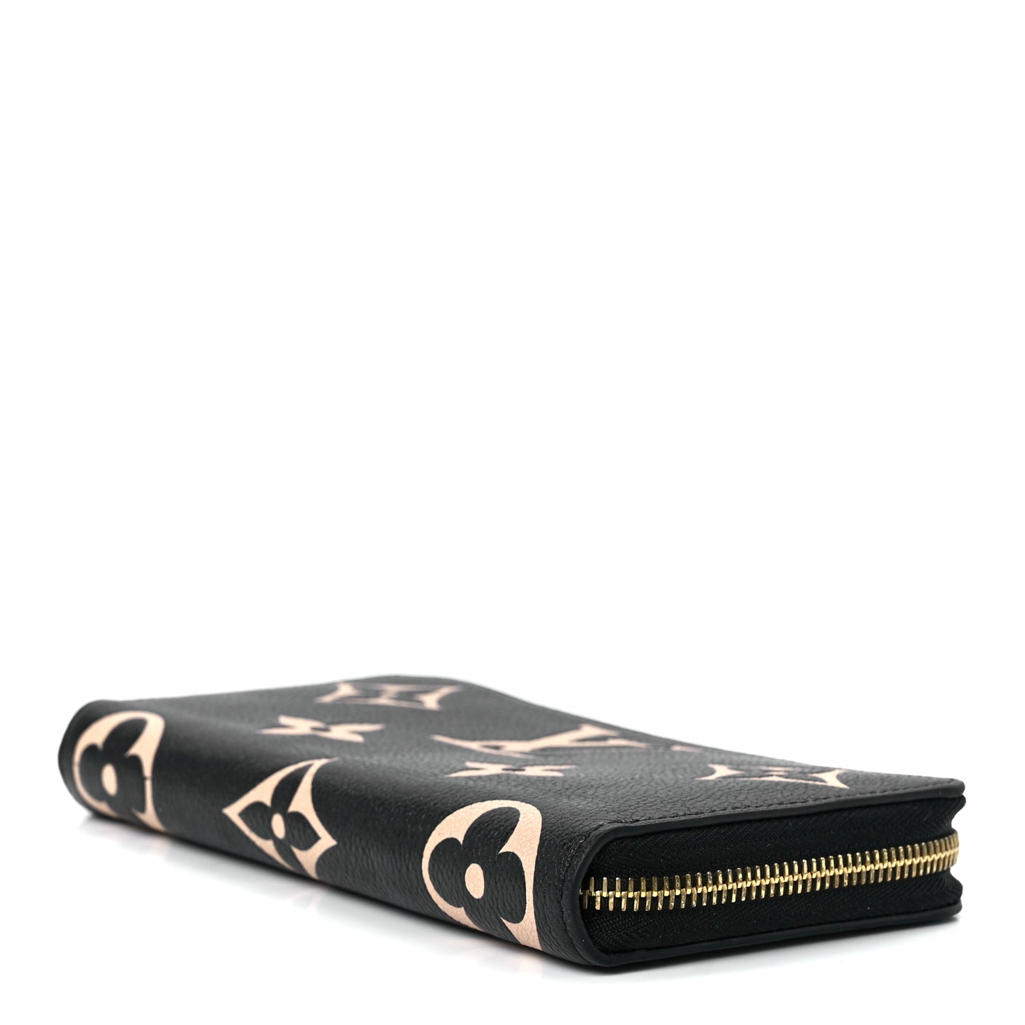 Empreinte Monogram Giant Zippy Wallet Black Beige