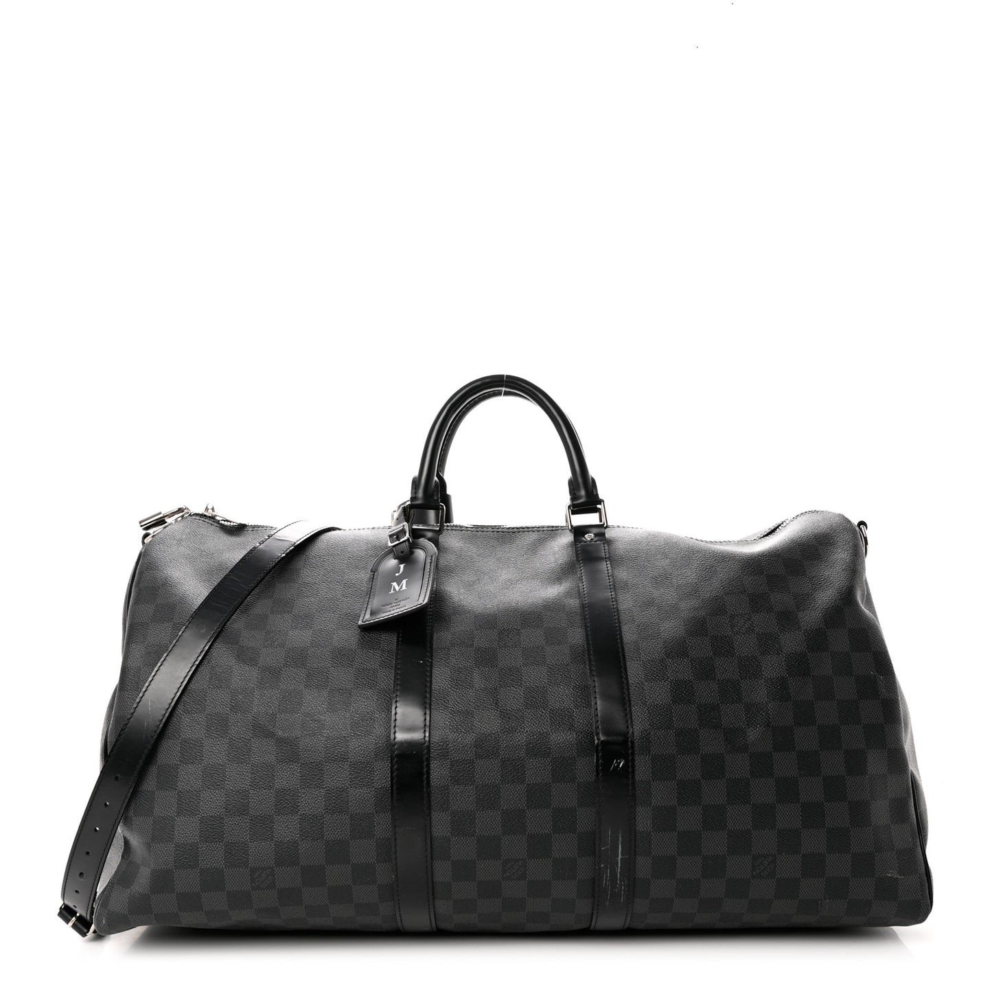 Damier Graphite Keepall Bandouliere 55