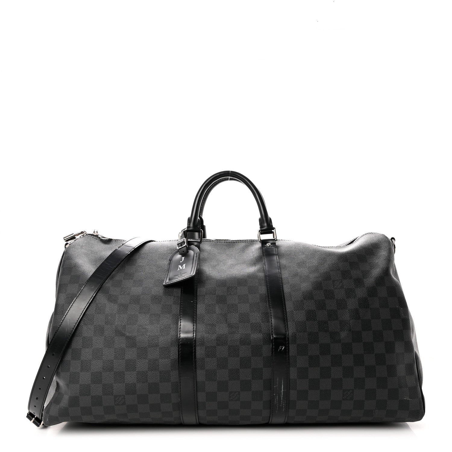 Louis Vuitton Damier Graphite Keepall Bandouliere 55 1 of 10