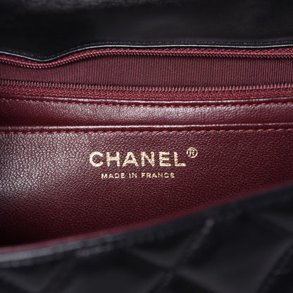 Chanel Lambskin Quilted Jumbo Single Flap Black 8 of 9