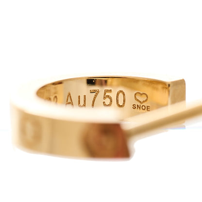Cartier 18K Yellow Gold Small LOVE Hoop Earrings 6 of 8
