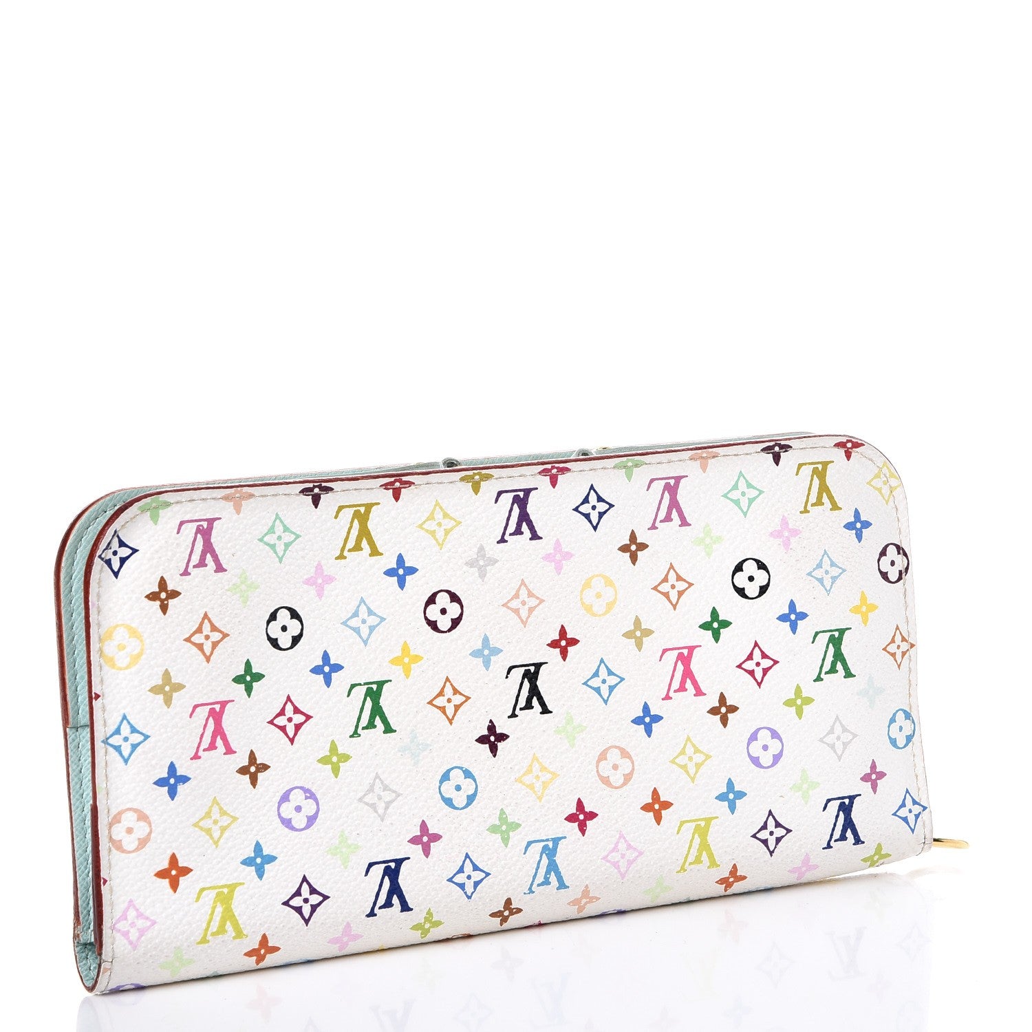 Louis Vuitton Monogram Multicolor Insolite Wallet White Anie 3 of 7