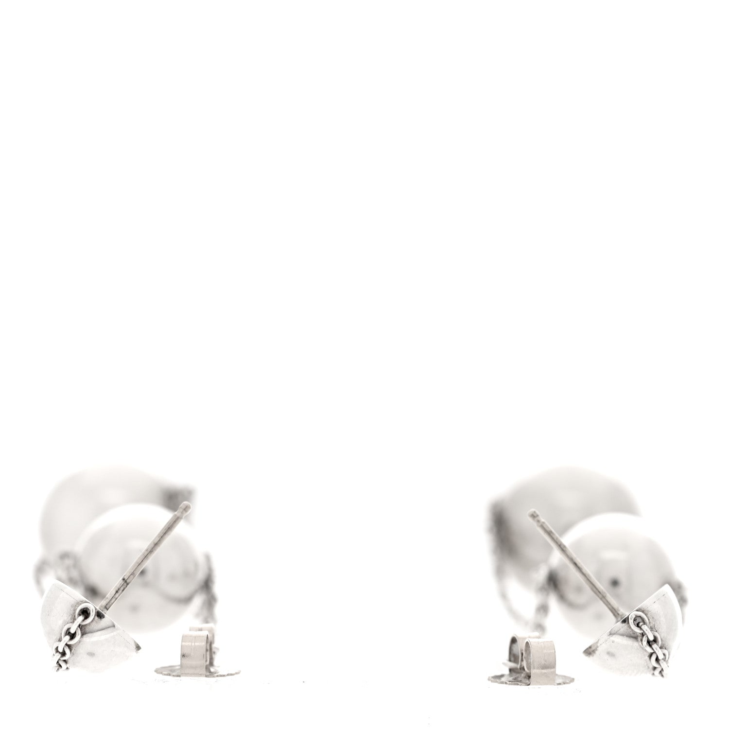 Tiffany Sterling Silver HardWear Triple Drop Earrings 3 of 4