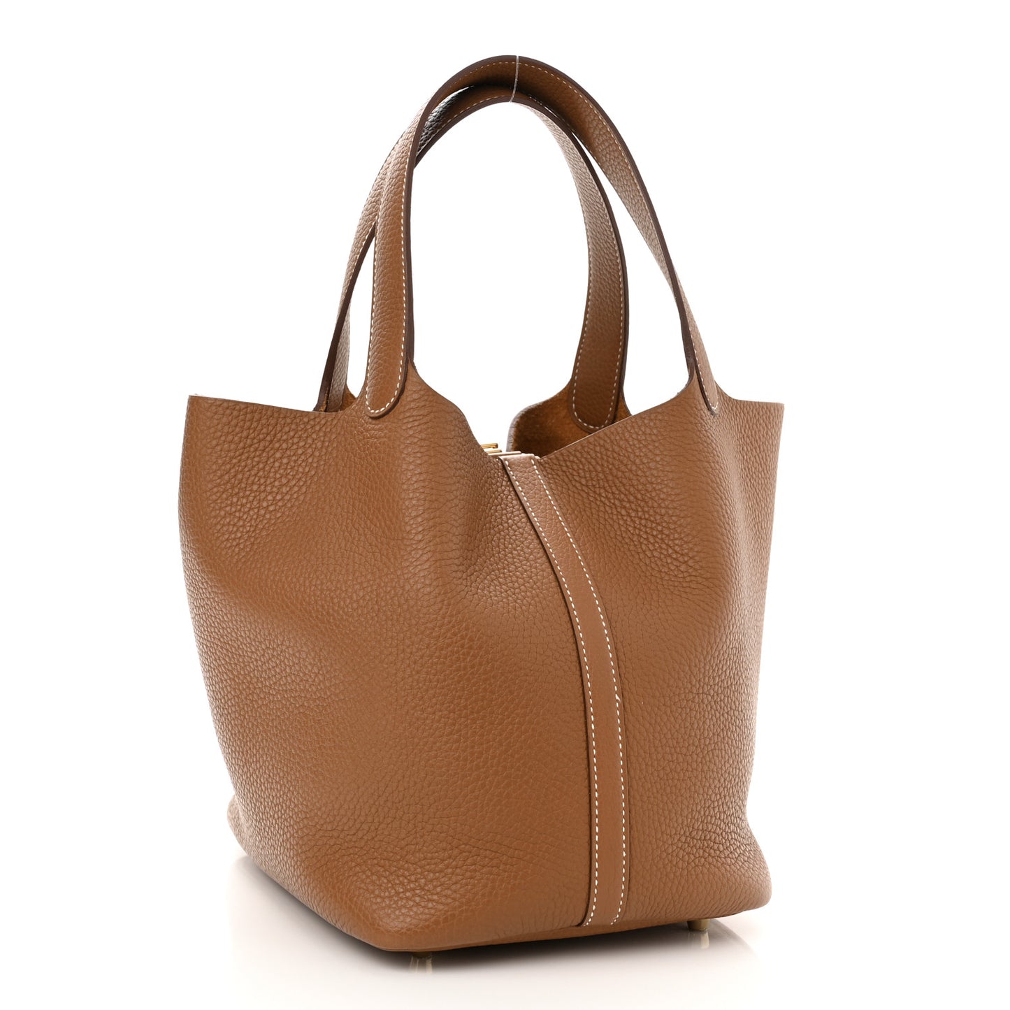 Taurillon Clemence Picotin Lock 22 MM Gold