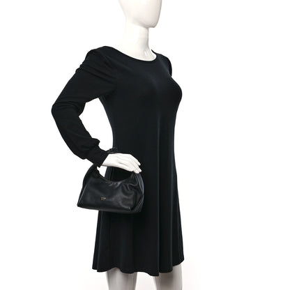 Khaite Smooth Calfskin Beatrice Small Hobo Black 2 of 8