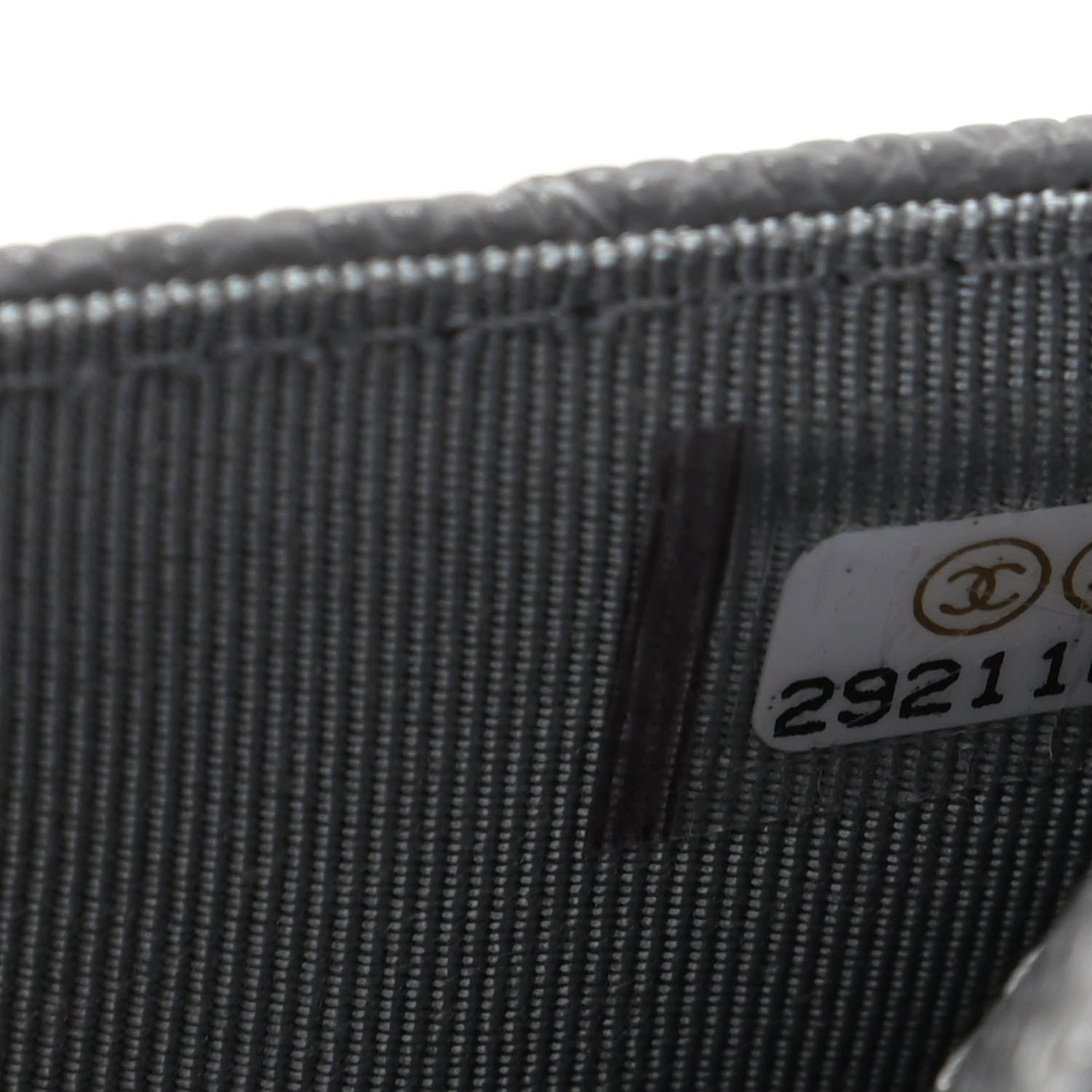 Chanel Caviar Quilted Medium Flap Wallet Grey 7 of 8