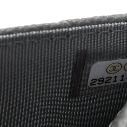 Chanel Caviar Quilted Medium Flap Wallet Grey 7 of 8