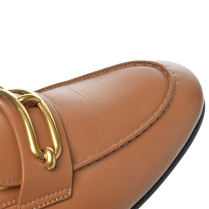 Hermes Calfskin Colette Loafer 37.5 Beige Dore 10 of 15