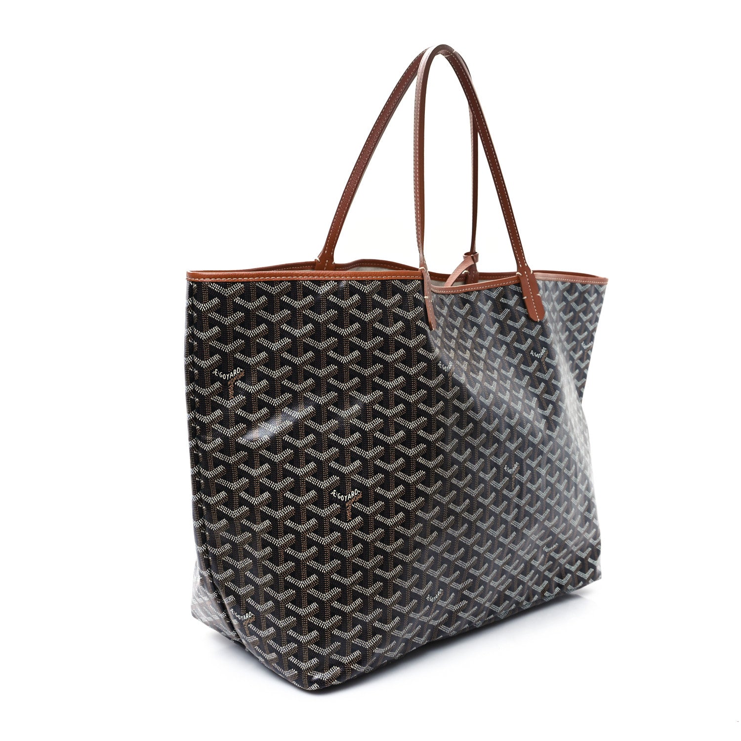 Goyard Goyardine Saint Louis GM Black Gold 4 of 11