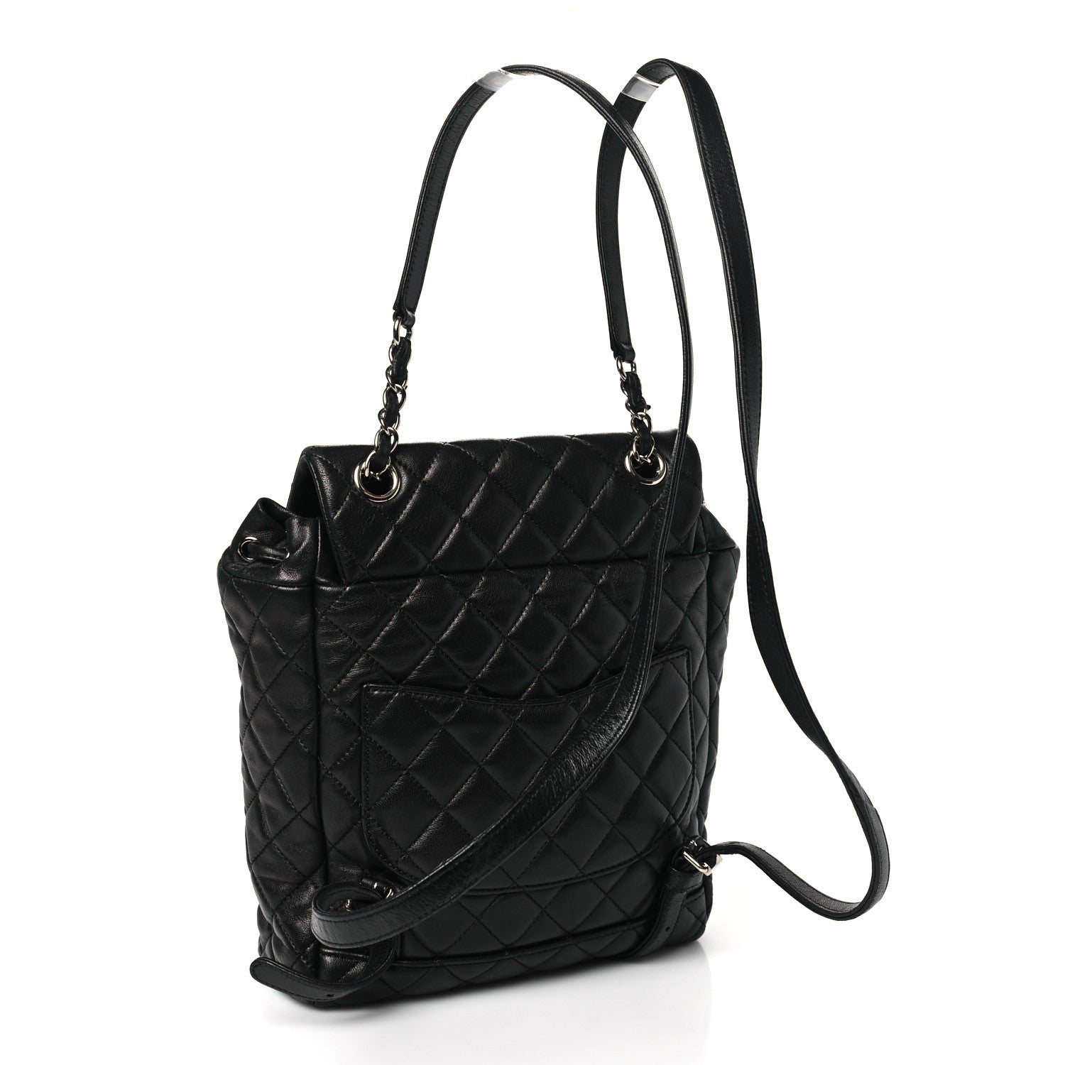 Chanel Lambskin Quilted Small Urban Spirit Backpack Black 3 of 11