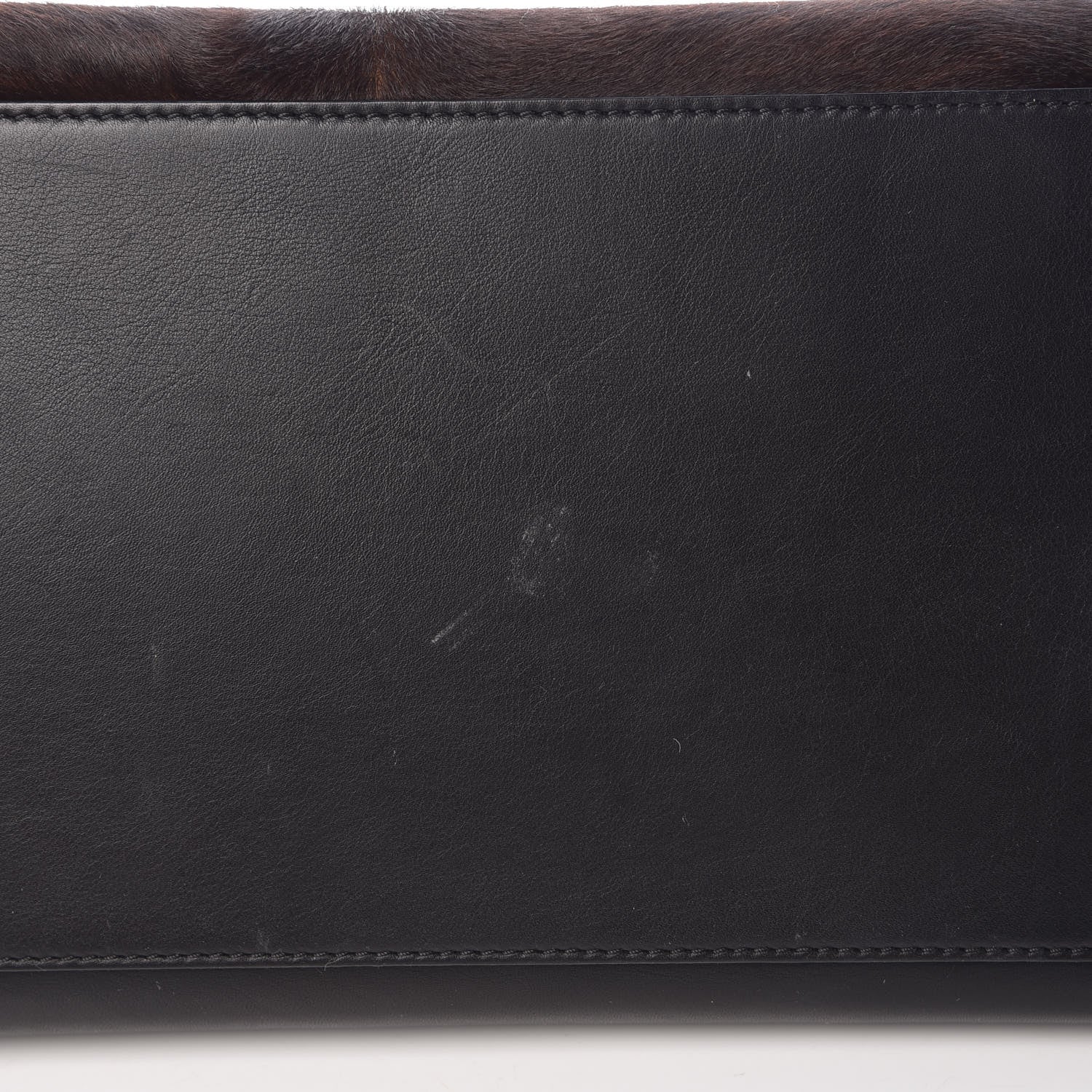 Celine Shaded Pony Hair Calfskin Medium Trapeze Brown 8 of 8