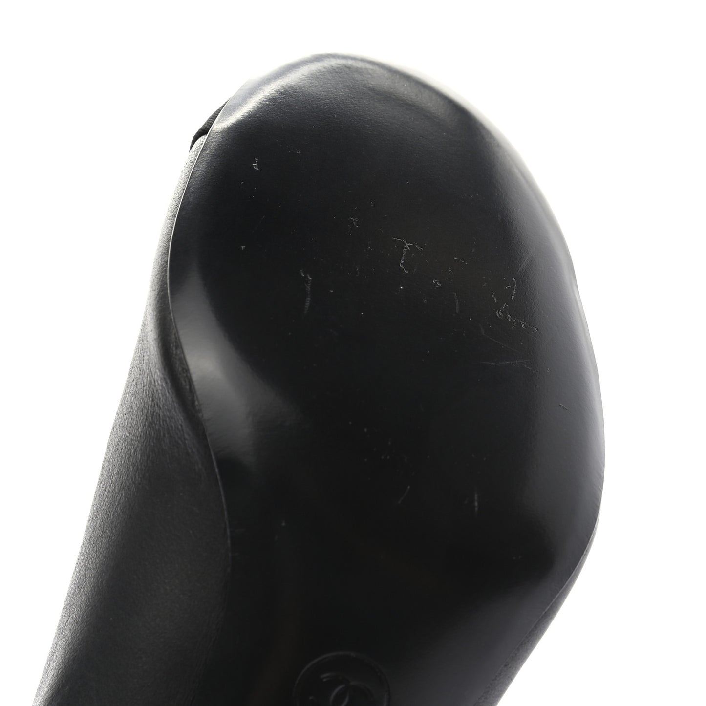 Lambskin Grosgrain Cap Toe CC Pumps 37.5 Black