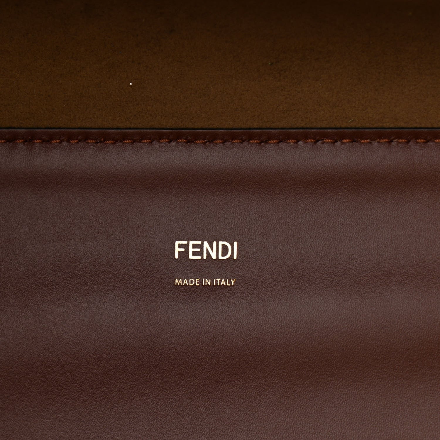 Fendi Vitello King Plexiglass Macro Stitchings Medium Fendi Sunshine Shopper Tote Praline 6 of 11