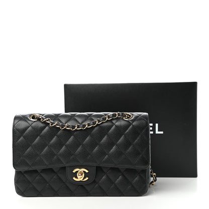 Chanel Caviar Quilted Medium Double Flap Black 11 of 11