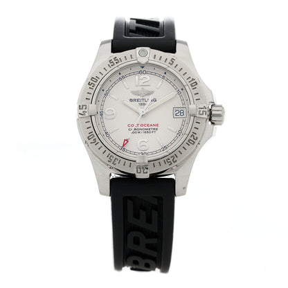 Breitling Stainless Steel Rubber 33mm Colt Oceane Quartz Watch A77380 1 of 4