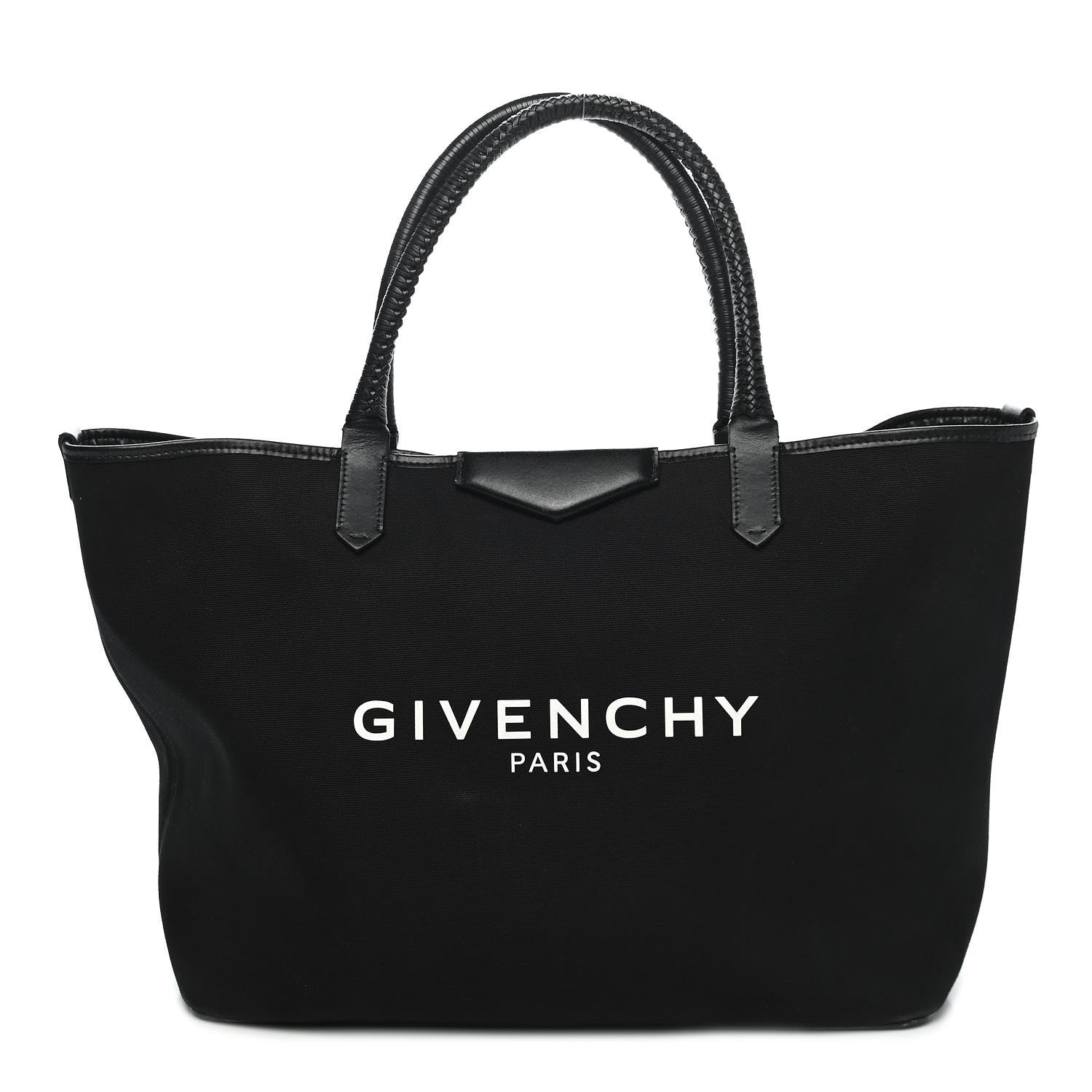 Givenchy Canvas Medium Antigona Logo Tote Black 1 of 12