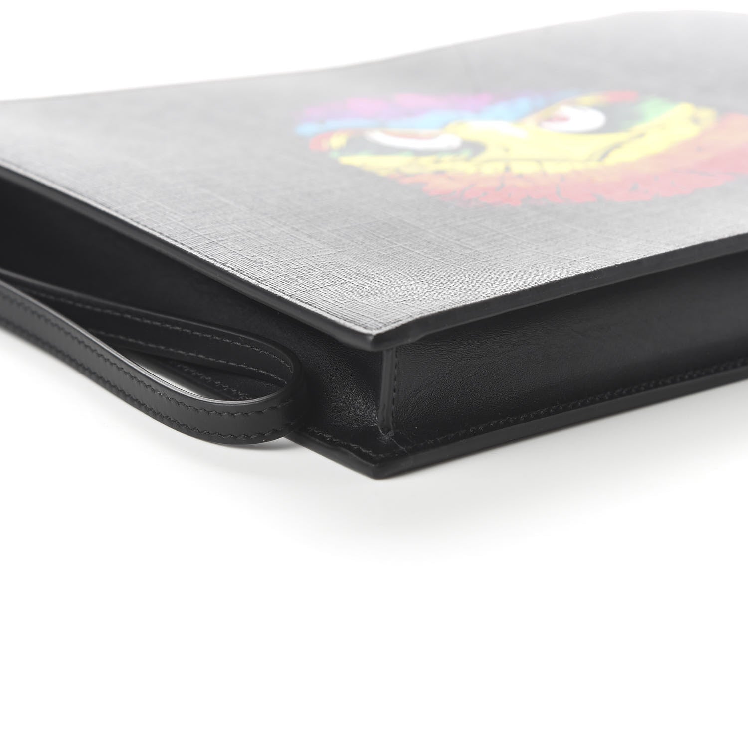 Gucci GG Supreme Monogram Rainbow Eagle Documents Holder Black Grey Multicolor 6 of 10