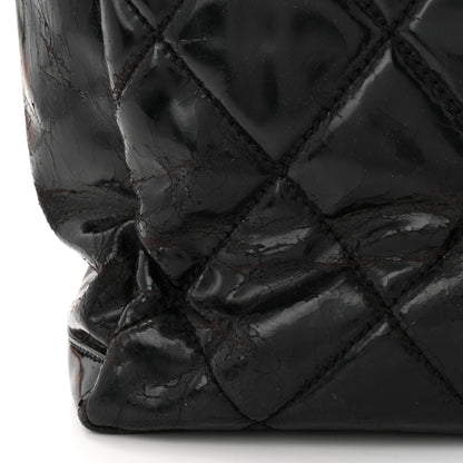 Chanel Vinyl Quilted Large Paris Biarritz Tote Black 14 of 14