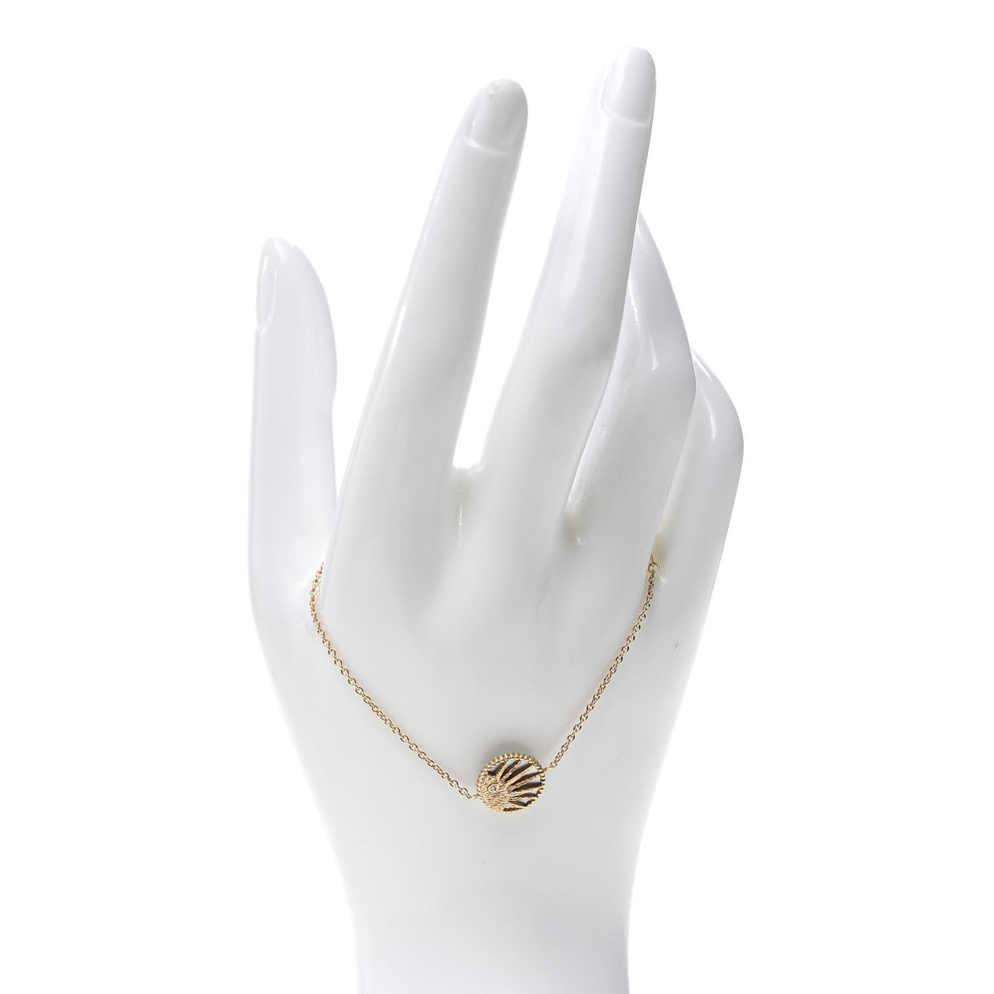 18K Rose Gold Diamond Black Onyx Mother of Pearl Rose Celeste Bracelet