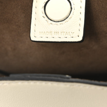 Valentino Garavani Calfskin Rockstud Wispy Bucket Bag Ivory 7 of 10
