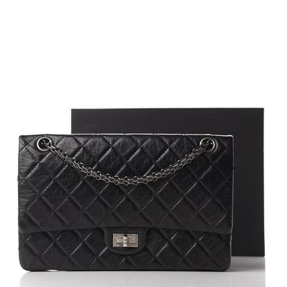 Chanel Aged Calfskin Quilted 2.55 Reissue 226 Flap Black 11 of 11