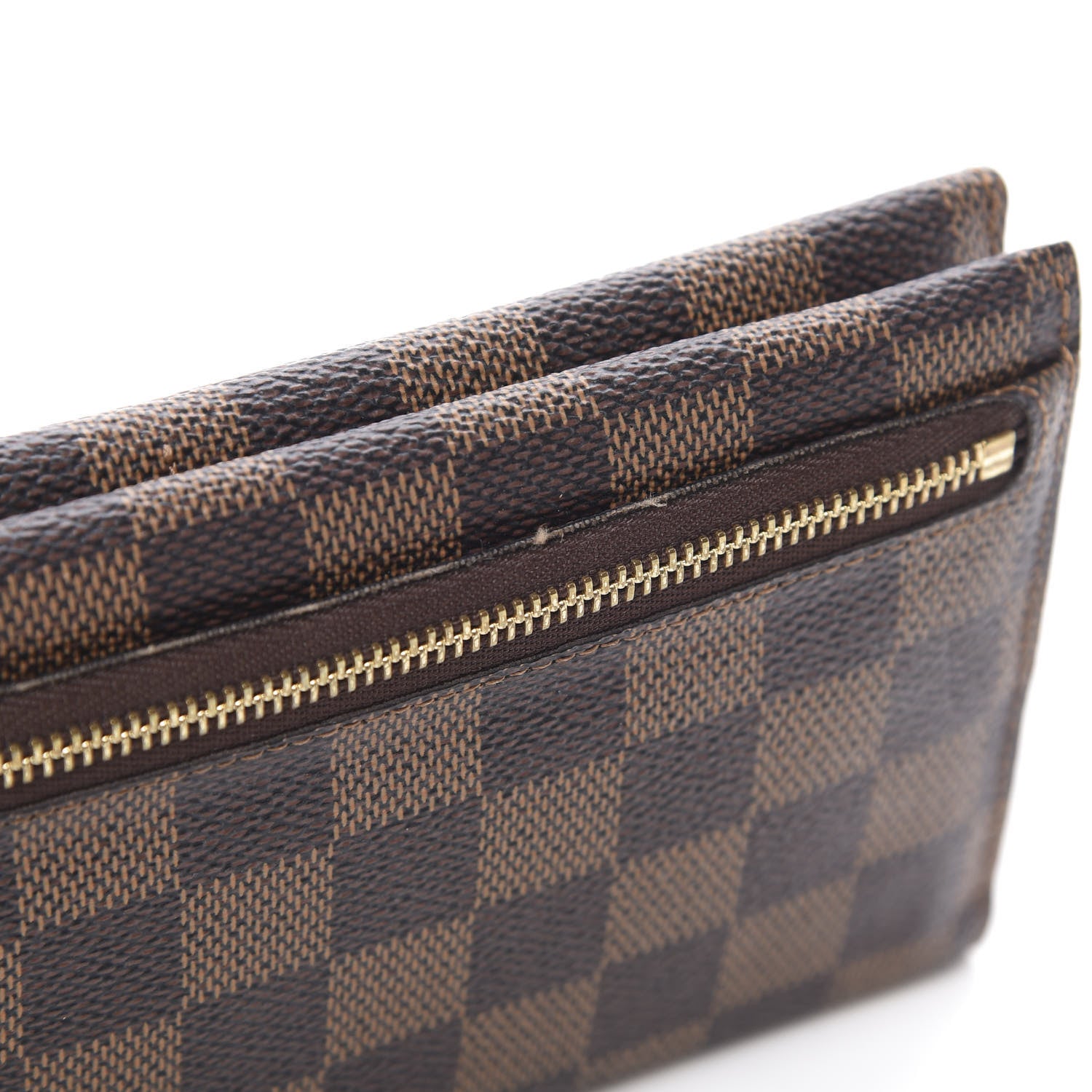 Louis Vuitton Damier Ebene Long Origami Wallet 9 of 11