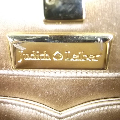 Judith Leiber Satin Beaded Flower Evening Bag Gold 6 of 9
