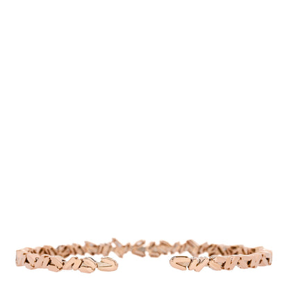 Suzanne Kalan 18K Rose Gold Diamond Fireworks Classic Baguette Bangle Bracelet 2 of 3