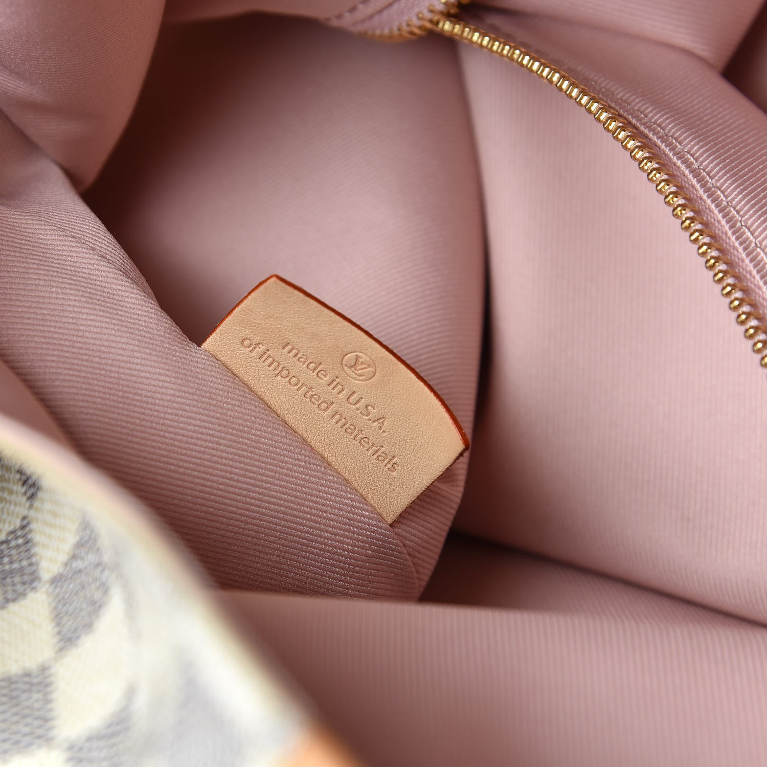 Louis Vuitton Damier Azur Graceful MM Rose Ballerine 7 of 22