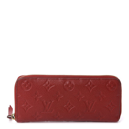Louis Vuitton Empreinte Clemence Wallet Cherry 1 of 14