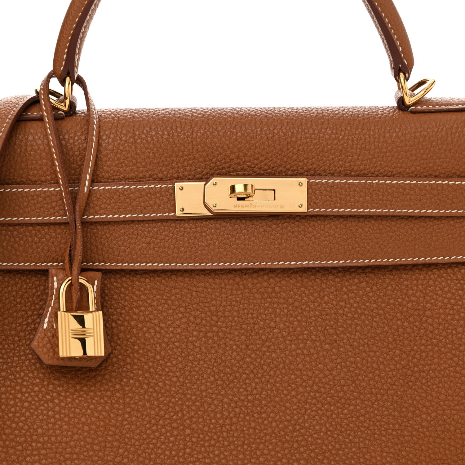 Hermes Togo Kelly Retourne 32 Gold 8 of 12