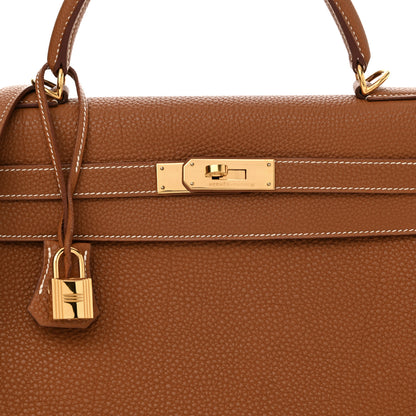 Hermes Togo Kelly Retourne 32 Gold 8 of 12