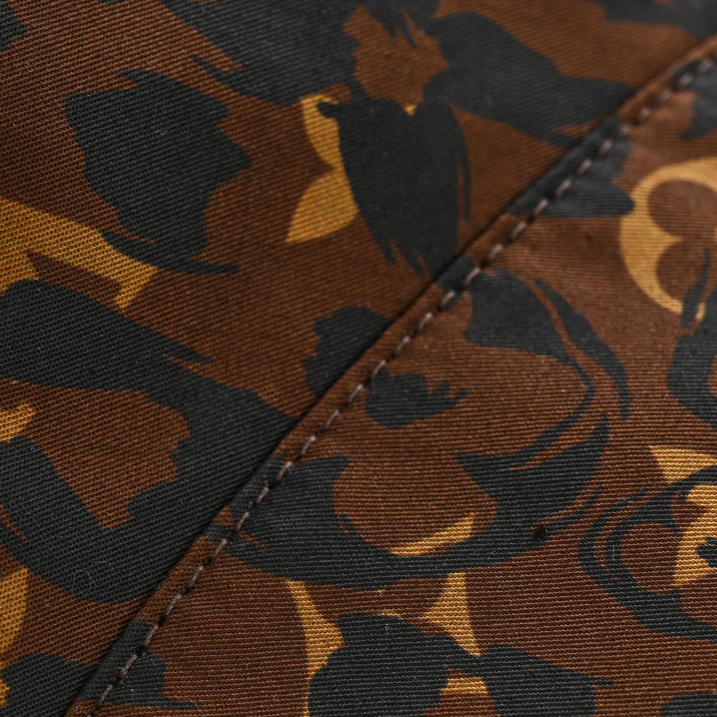 Cotton LV Safari Bucket Hat S Black Red