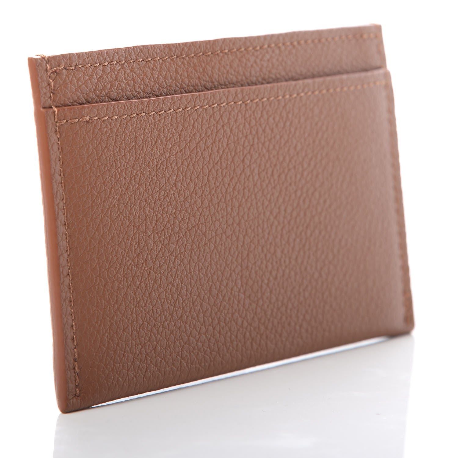 Louis Vuitton Calfskin Lockme Card Holder Caramel 3 of 7