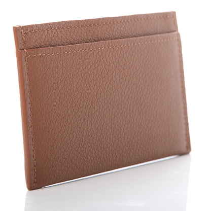 Louis Vuitton Calfskin Lockme Card Holder Caramel 3 of 7